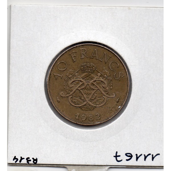 Monaco Rainier III 10 Francs 1982 Sup-, Gad 157 pièce de monnaie