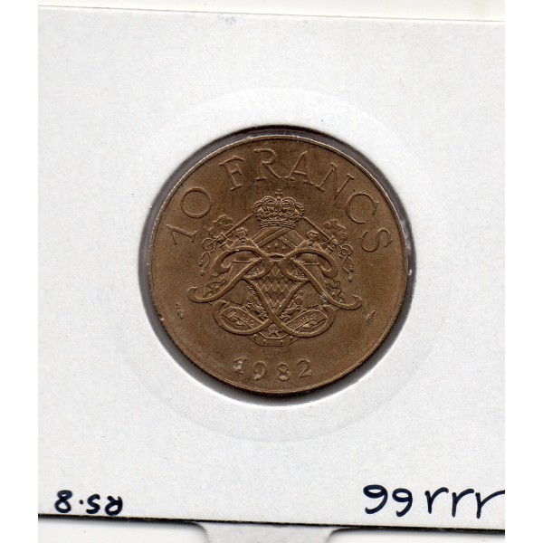 Monaco Rainier III 10 Francs 1982 Sup, Gad 157 pièce de monnaie