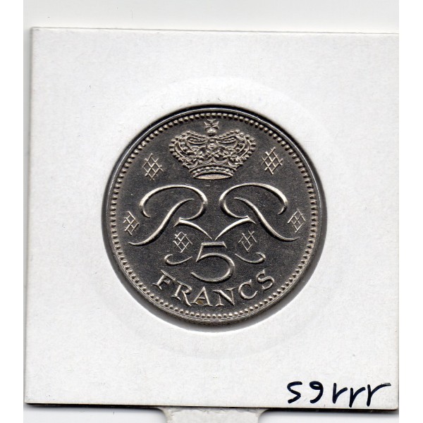 Monaco 5 Francs 1971 Sup, Gad.153 Rainier III