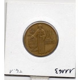 Monaco Rainier III 20 centimes 1962 TTB, Gad 147 pièce de monnaie