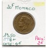 Monaco Rainier III 20 francs 1950 TTB, Gad 140 pièce de monnaie