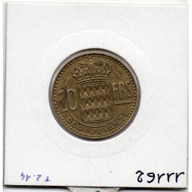 Monaco Rainier III 20 francs 1950 TTB, Gad 140 pièce de monnaie