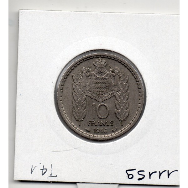 Monaco 10 francs 1946 Sup-, Gad.136 Louis II