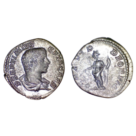 Denier de Geta (206) Ric.51 PROVID DEORVM, Rome