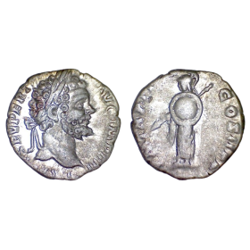 Denier de Séptime Sévère (194) Ric.49 Minerve, Rome