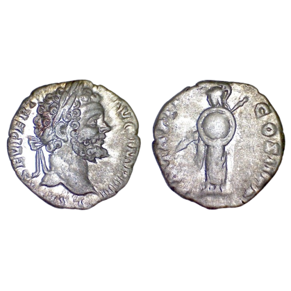 Denier de Séptime Sévère (194) Ric.49 Minerve, Rome