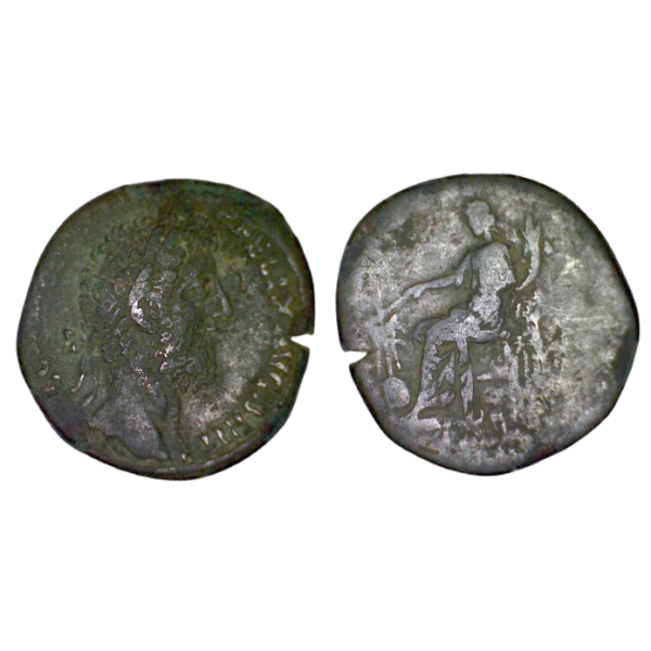 Sesterce de Commode (188) ric.513 Fortuna assise, Rome