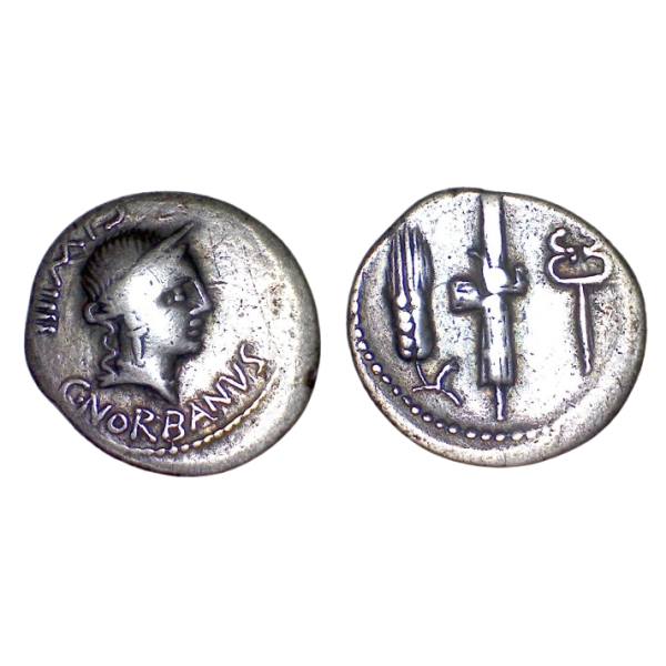 Denier république Famille Norbana (-83) Sear.278 Caius Norbanus
