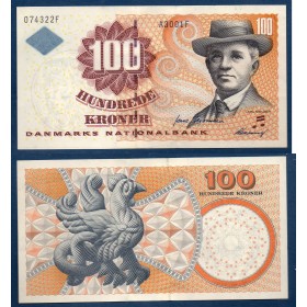 Danemark P.56b, Sup Billet de 100 Kroner 2000
