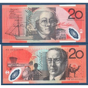 Australie P.59c, TTB Billet de 20 Dollars 2005 Mary Reibey