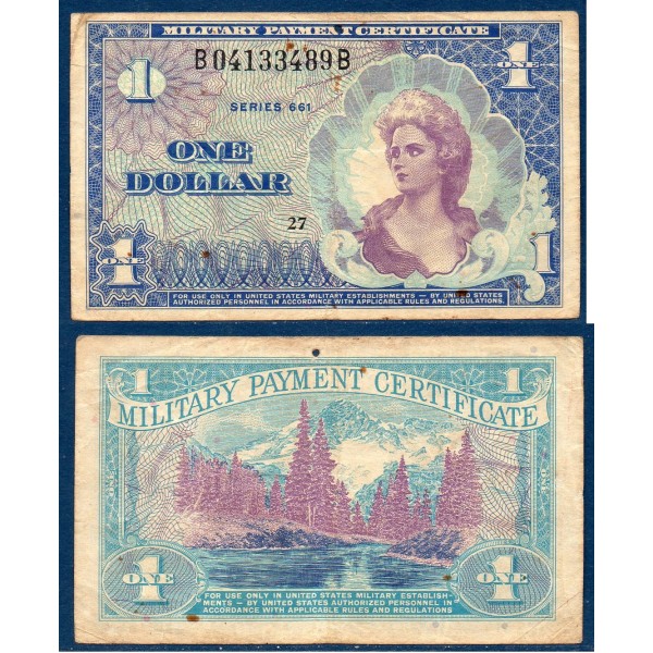 Etats Unis P.M68, TB Billet de 1 Dollar 1968 serie 661