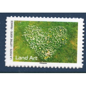 Autoadhésifs 2377A Marguerite Cœur issu de feuille Neufs