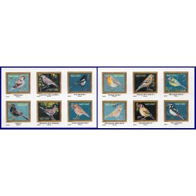 Autoadhésifs 2530-2541 Les oiseaux Neufs