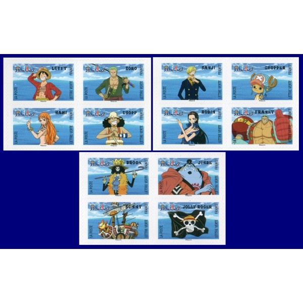 Autoadhésifs 2564-2575 One Piece Neufs