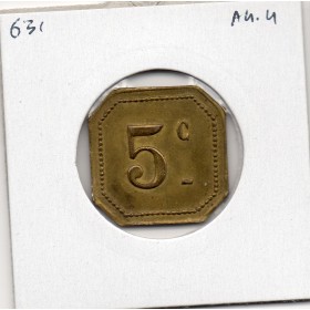 Bezier 5 centimes Grand café glacier Humarau, Sup