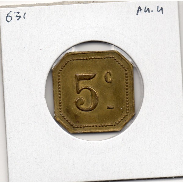 Bezier 5 centimes Grand café glacier Humarau, Sup