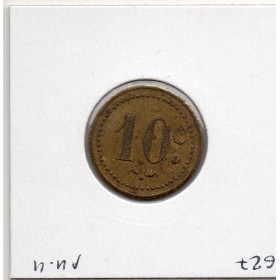 Montpellier 10 centimes Bar V. Paug, Sup-