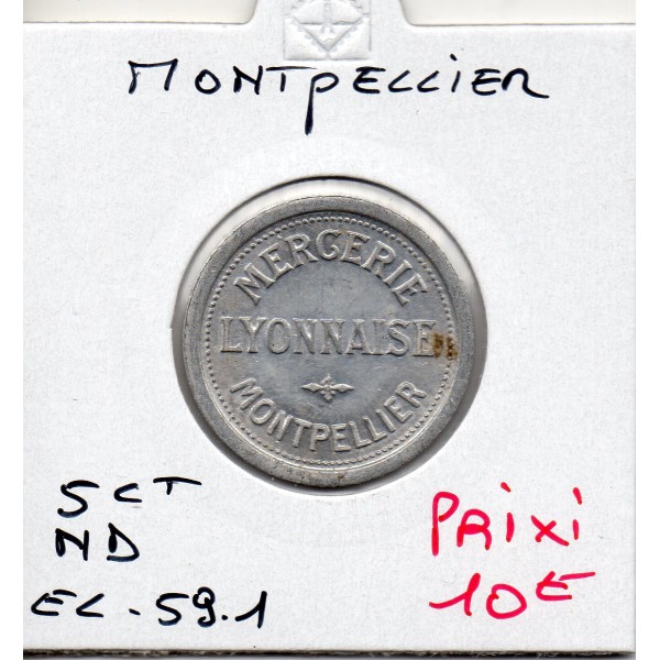 Montpellier 5 centimes Mercerie lyonnaise, Sup