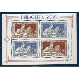 Bloc Feuillet France Philagenda 2025 Timbres Neufs