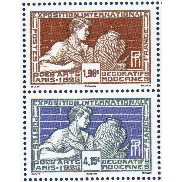 Timbre France Paire Philagenda 2025 Timbres Neufs