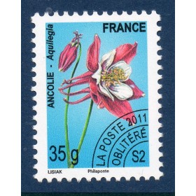 Timbre France Préoblitéré Yvert 260A Type Orchidées insulaire