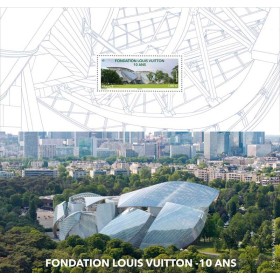 Bloc Souvenir 217 Fondation Louis Vuitton Neuf