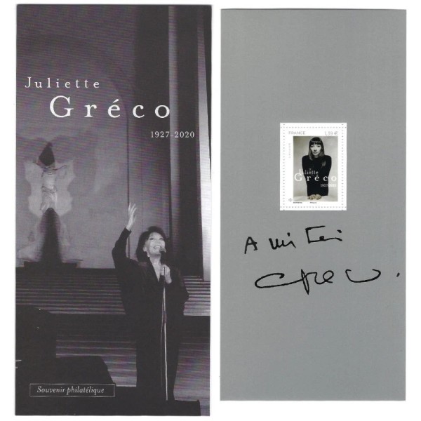 Bloc Souvenir 221 Juliette Gréco Neuf