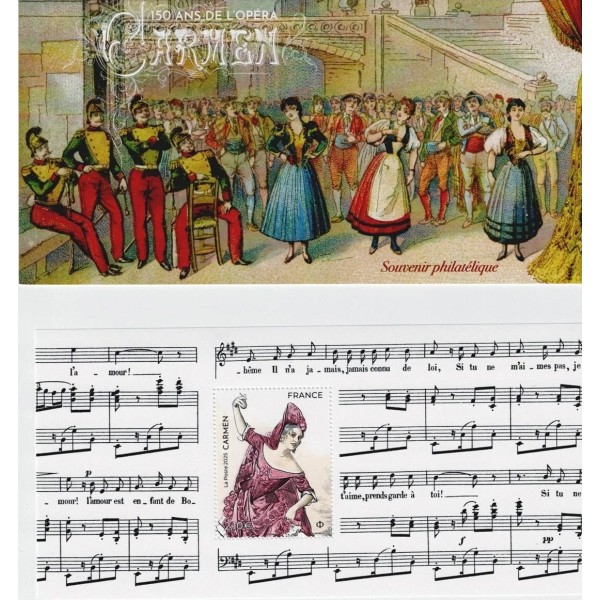 Bloc Souvenir 223 Opéra Carmen Neuf