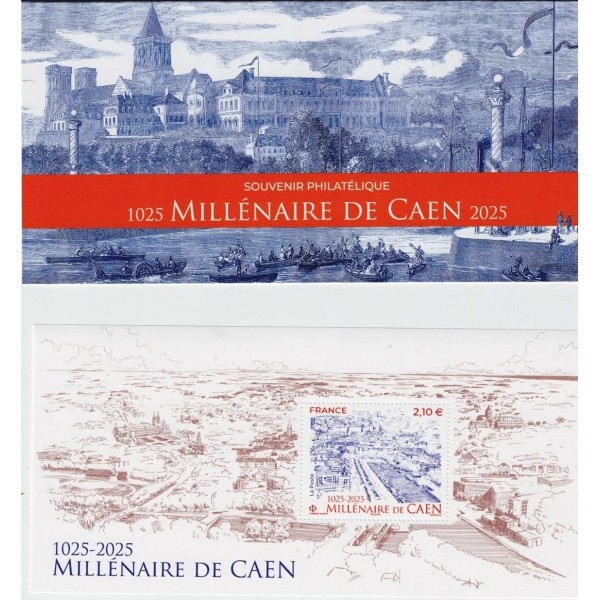Bloc Souvenir 226 Millénaire de Caen Neuf