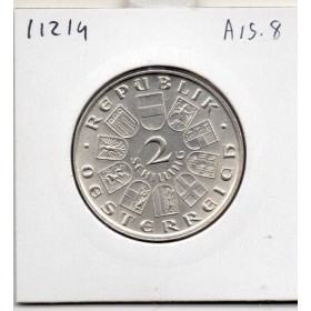 Autriche 2 Schilling 1929 , Spl KM.2844 Billroth