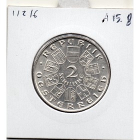 Autriche 2 Schilling 1931, Sup KM.2847 Mozart