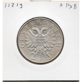 Autriche 2 Schilling 1935, Sup KM.2855 Lueger