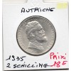 Autriche 2 Schilling 1935, Sup KM.2855 Lueger