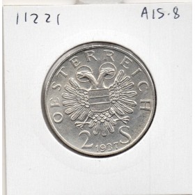 Autriche 2 Schilling 1937, Spl KM.2859 église St. Karl