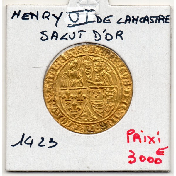 Salut d'or Henry VI de Lancastre (1423) Paris