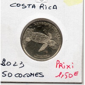 Costa Rica 50 Colones 2023 Spl, Tortue Imbriquée