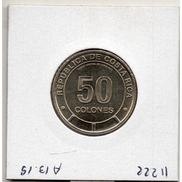 Costa Rica 50 Colones 2023 Spl, Tortue Imbriquée