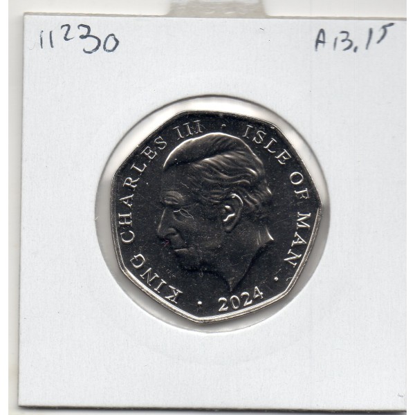 Ile de Man 50 pence 2024, Spl, 1904 1ere courses motorisé