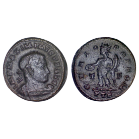AE3 Maximin II daia (310-313) ric.844a GENIO POP ROM, Treves