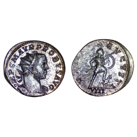 Antoninien de Probus (276), Ric.56 VIRTVS AVGVSTI, Lyon