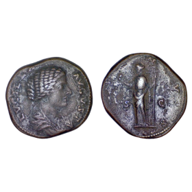 Sesterce de Lucille (164-166), RIC 1767 Venus, Rome