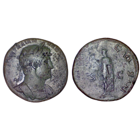 Sesterce Hadrien (122) RIC.612b Spes, Rome