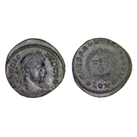 AE3 Crispus (323-324), RIC.291 CAESARVM NOSTRORVM, Londre