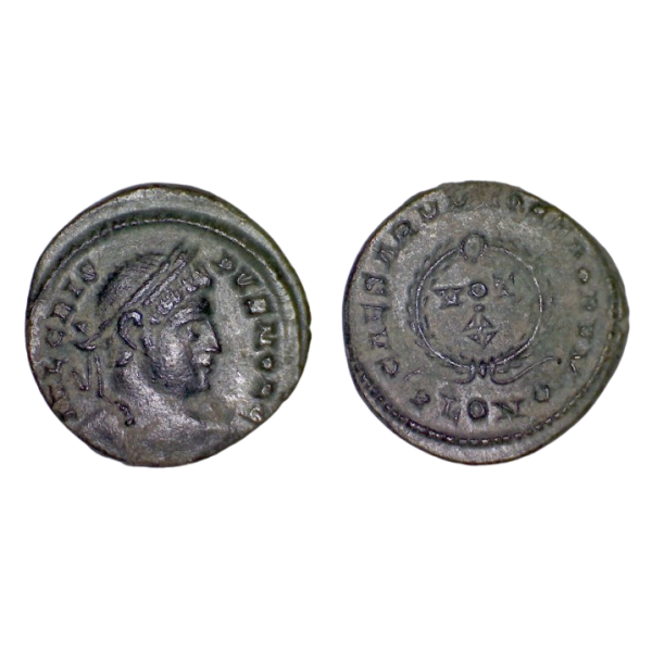 AE3 Crispus (323-324), RIC.291 CAESARVM NOSTRORVM, Londre