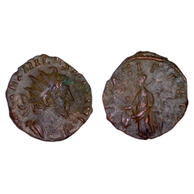 Antoninien de Tetricus 1er (272-273), RIC.90 LAETITIA AVG, Trèves