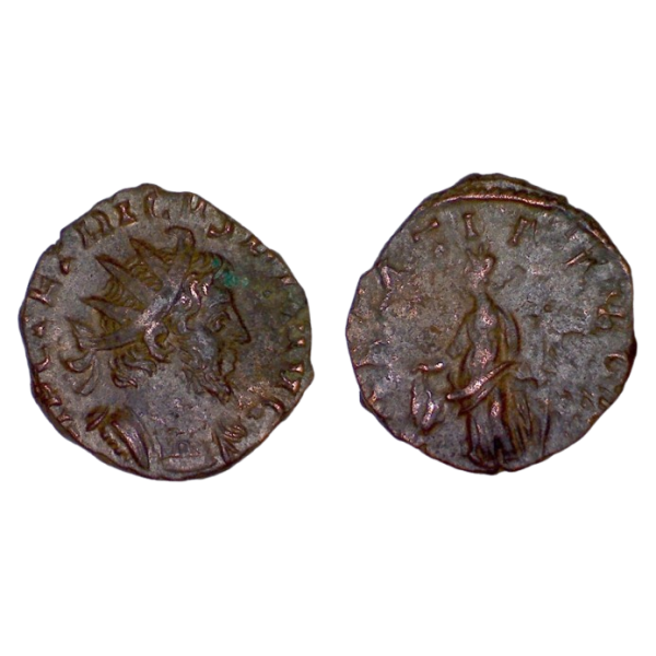 Antoninien de Tetricus 1er (272-273), RIC.90 LAETITIA AVG, Trèves