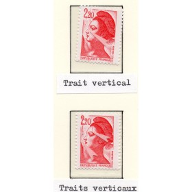 lot 1 de variétés de Timbres France liberté neufs**
