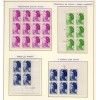 lot 4 de variétés de Timbres France liberté neufs**