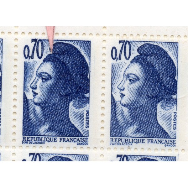 lot 4 de variétés de Timbres France liberté neufs**