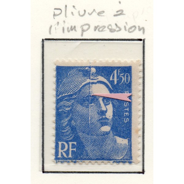 lot 9 de variétés de Timbres France marianne de Gandon diverses couleurs neufs**